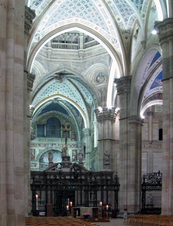 Certosa di Pavia, l'abside