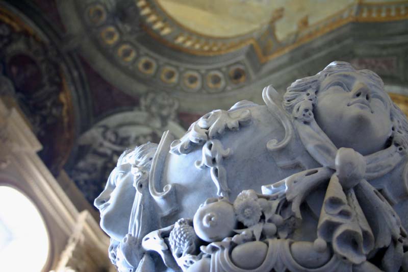 Torino, Palazzo Reale (particolare dello scalone)