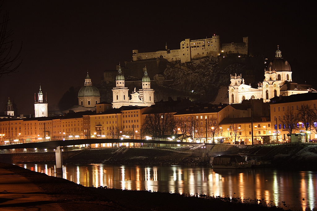 salisburgo di notte