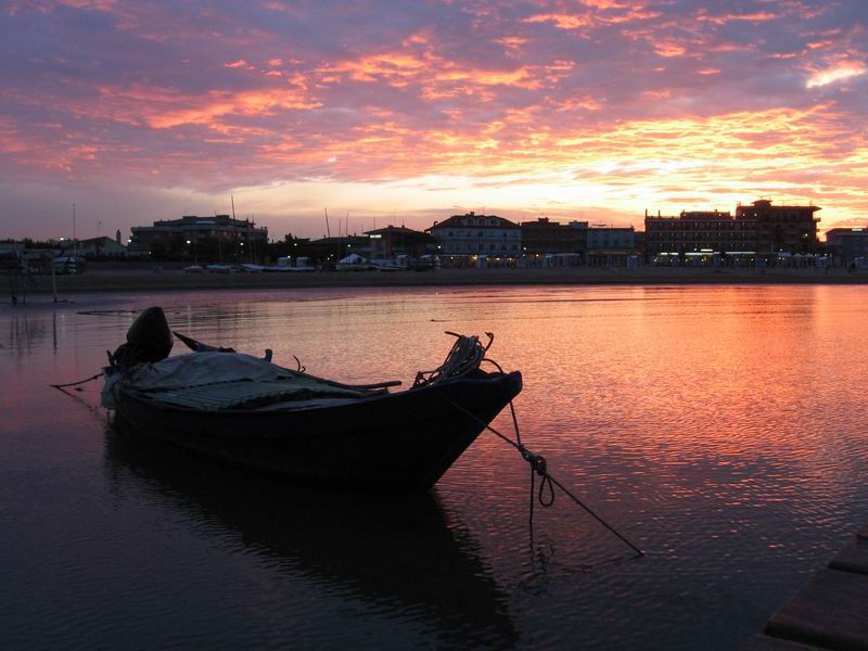 Tramonto a Caorle