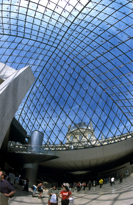 Under the Louvre Pyramid