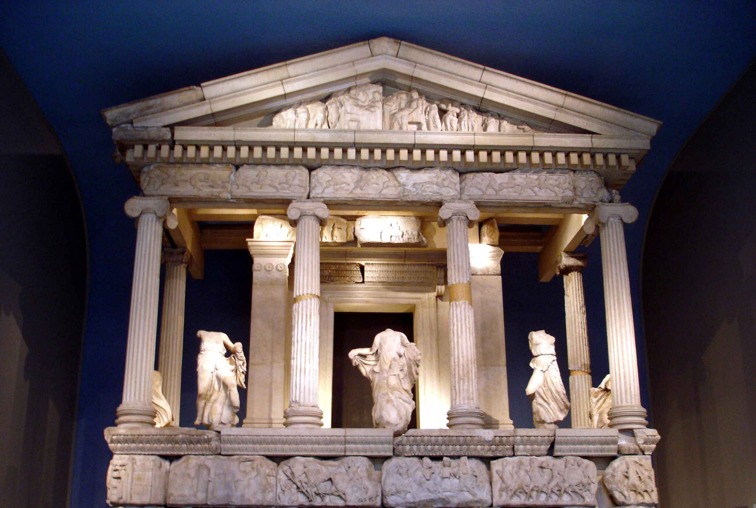 tempio nel museo..