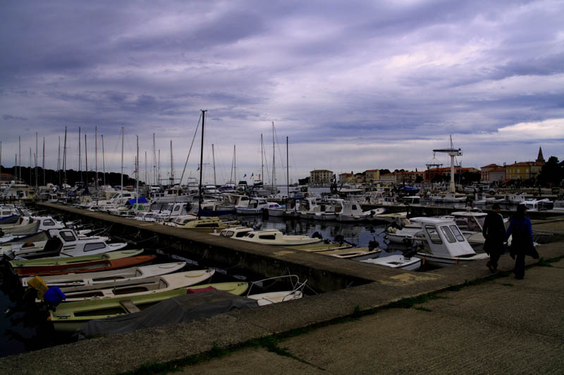 Passeggiata sotto il temporale