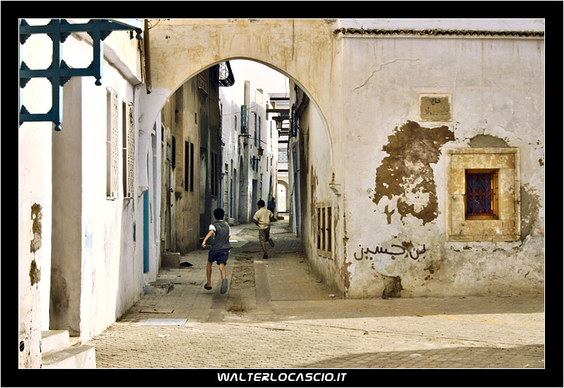 Correndo per i vicoli di Kairouan