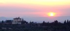 Tramonto sul Forte Belvedere. Tramonto sul Forte Belvedere.