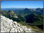 Val Badia dall'alto