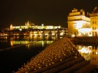 Praga ,Ponte Carlo, notturna Praga ,Ponte Carlo, notturna