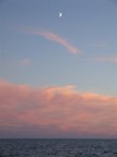 moon &amp; sunset...