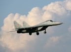 Mig 29 con nuvole Mig 29 con nuvole