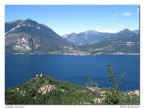 Veduta del Castello di Vezio e del Lago di Como dal belvedere sulla strada che da Varenna porta a Esino Lario.
Scattata con Canon A75.