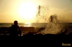 Pescatore e mare mosso Pescatore e mare mosso