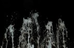Fountains in the black night Fountains in the black night