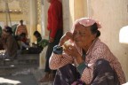 Myanmar - Old woman smoking