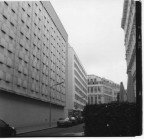 scattata a mano libera con Hasselblad 500C/M e Planar 80 f/2.8, � la zona a pi� stretto contatto con la fascia del Ring viennese: si scontrano architettura Moderna e Contemporanea