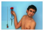 autoritratto - il fiore rosso autoritratto - il fiore rosso