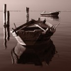 Barche a Scardovari (delta del Po)