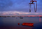 Tramonto di una barca Tramonto di una barca