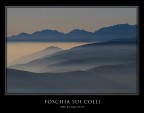 Foschia sui colli