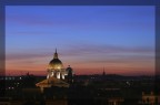 Tramonto dall'alto di Piazza di Spagna...