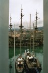 Il porto di genova visto dall'Acquario Il porto di genova visto dall'Acquario