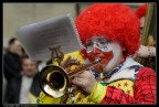 Clown trombettista