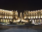 Fontana della Repubblica by night