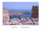 La foto � stata scattata all'acropoli di Lindos, cittadina a sud dell'isola di Rodi e successivamente ritoccata con Photoshop.
