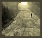 per strada in bici dal nulla