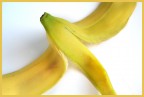 foto scivolosa di una banana anonima...