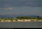 Fiume Po prima del temporale Fiume Po prima del temporale