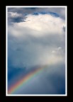 Clouds and rainbow Clouds and rainbow