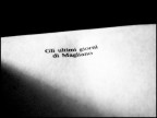 GLI ULTIMI GIORNI DI MAGLIANO