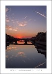 Arno al tramonto