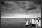 La Falaise d'Aval. Etretat, Normandia, Francia. La Falaise d'Aval. Etretat, Normandia, Francia.