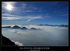Da Punta Helbronner (metri 3.462) Da Punta Helbronner (metri 3.462)
