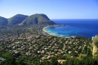 Palermo: Mondello dal Pellegrino Palermo: Mondello dal Pellegrino
