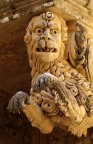 Noto (Sr) - Palazzo Nicolaci di Villadorata (Sec. XVII).
Particolare balcone.