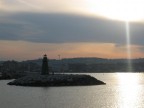 faro al tramonto faro al tramonto