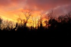 Tramonto sul rally Tramonto sul rally