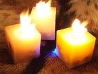 candele mosse fiamma fuoco pelo