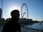 Vista del London Eye(chiuso per manutenzione), Londra