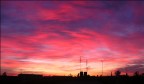 tramonto sui tetti tramonto sui tetti