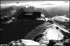 Rifugio Lagazuoi dal Sentiero dei Kaiser Jager Rifugio Lagazuoi dal Sentiero dei Kaiser Jager