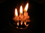 a lume di candela a lume di candela