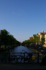 Vista di un canale di Amstedam Vista di un canale di Amstedam