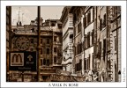 A walk in Rome A walk in Rome