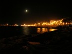 Scogliera del lungomare di Manfredonia...notturna