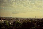 la vista dal parco di Belleville. la vista dal parco di Belleville.