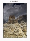 the threatening clouds