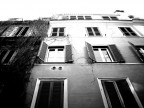 beh.palazzi.bianco e nero.scatto fatto di corsa, colpo di fortuna
